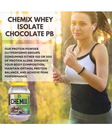 Buy Chemix Whey Protein Isolate - Chocolate Peanut Butter 2Lb | Pure Protein Powder + Free Multi-Purpose Key Chain - International Shipping - Buy Online on GoSupps.com