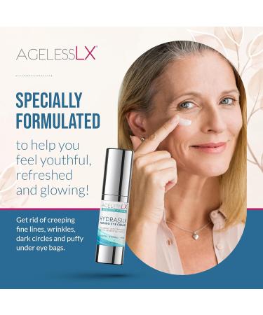 AgelessLX Supplement Capsule for Women with HMB Hydrasilk Eye Cream Bundle - Buy Online on GoSupps.com