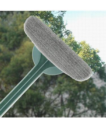 Window Cleaning Squeegee Brush Mesh Screen Cleaner with Detachable Long-Reach Handle Auto Window Scrubber Washing Equipment Wet and Dry Use Fasteer Blue - Buy Online on GoSupps.com