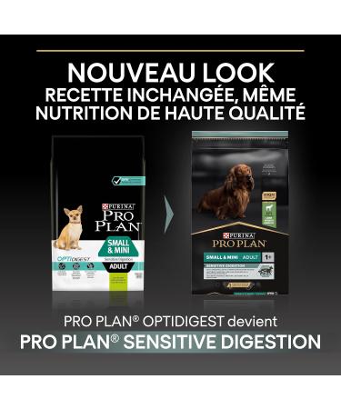 PURINA PRO PLAN | Small & Mini Adult 1+ Sensitive Digestion | Rich in Lamb | Dry Food | Dog | 3kg Bag - Buy Online on GoSupps.com