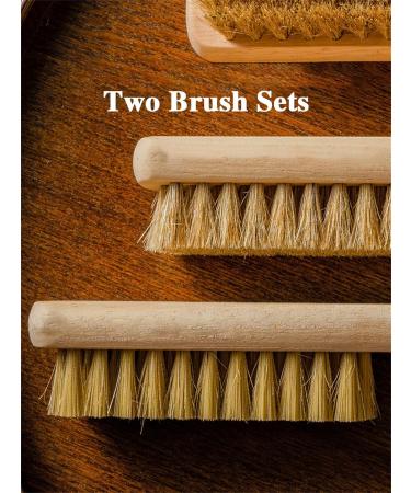 ProBusiness Clean Laundry Brush Set | Wooden Stain Remover with Boar Bristle | Effective Laundry Stain Remover Tool for All Fabrics - Buy Online on GoSupps.com