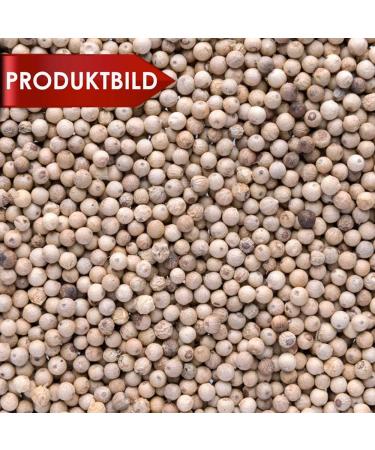 Whole Grain White Pepper - White Pepper - Hand Harvested - 250g Bag - Buy Online on GoSupps.com