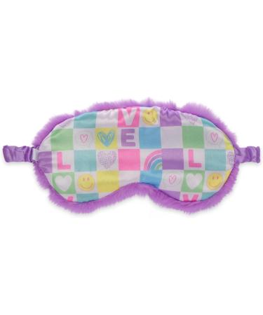 Shop iscream Bold Brights Satin-Lined Silky Fur Sleep Mask for Girls - Stylish 'Do Not Disturb' Design | Perfect Gift for Sleep Enthusiasts - Buy Online on GoSupps.com