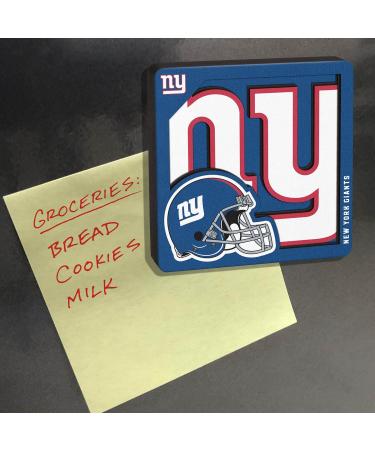YouTheFan NFL 3D Logo Series Magnet - New York Giants | Official Merchandise for Fans - Buy Online on GoSupps.com