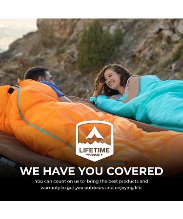 TETON Sports Regular Camping Sleeping Bag - Green Poly Liner | Family-Friendly Design - Buy Online on GoSupps.com