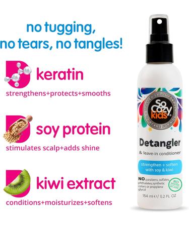 SoCozy Spray d m lant sans rin age pour cheveux d'enfants - Renforce et adoucit - 153 8 ml - Sans paraben sulfate colorant synth tique ou colorant - Buy Online on GoSupps.com