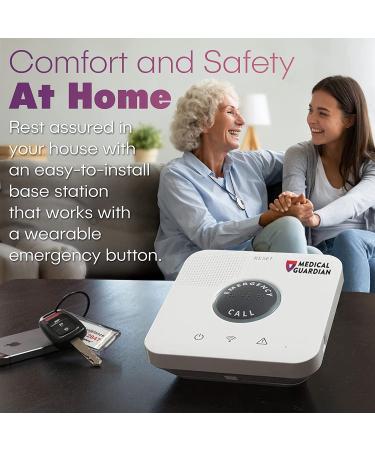 Medical Guardian Alert System: Bracelet & Necklace Alarm for Seniors - 24/7 Monitoring & Cellular Coverage (1 Month Free) - Buy Online on GoSupps.com