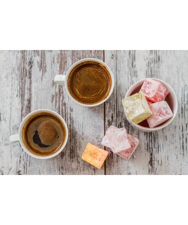 Cerez Pazari Turkish Delight Gift Box | Rose, Orange, Lemon Mix Flavours | 8.1 Oz Gourmet Vegan Candy | Glucose-Free Lokum Dessert - Buy Online on GoSupps.com