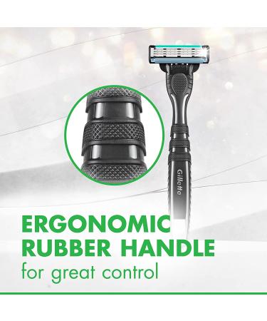 Gillette Mach3 Men's Disposable Razor - Sensitive Skin - Pack of 6 Razors - Buy Online on GoSupps.com