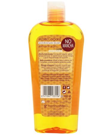 Buy Acite Corporal Argan 400ml - Nourishing Body Oil for Soft Skin | International Shipping Available - Buy Online on GoSupps.com