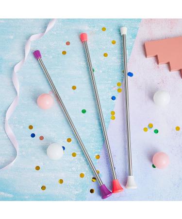 4 Piece Kids' Twirling Batons Set for Talent Shows & Artistic Dancing - Pink, White, Purple - Buy Online on GoSupps.com