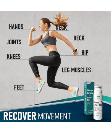HeroLabs Hemp Cream - Maximum Strength Topical Hemp Extract for Muscle, Joint, and Back Pain Relief - Made in USA - 3.4 Oz - Buy Online on GoSupps.com