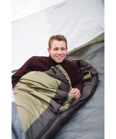 Coleman North Rim 0F Cold-Weather Mummy Sleeping Bag for Big & Tall Adults | Adjustable Hood & No-Snag Zipper | Warm & Ventilated - Buy Online on GoSupps.com
