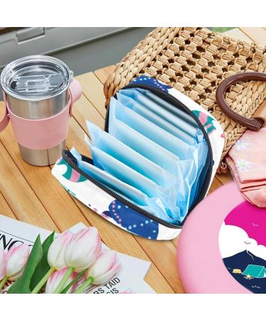 Buy Multi-Colored Storage Bags for Women's Bandages & Menstrual Cups - Large Zipper Pocket for Tampons & Inserts - International Shipping Available - Buy Online on GoSupps.com