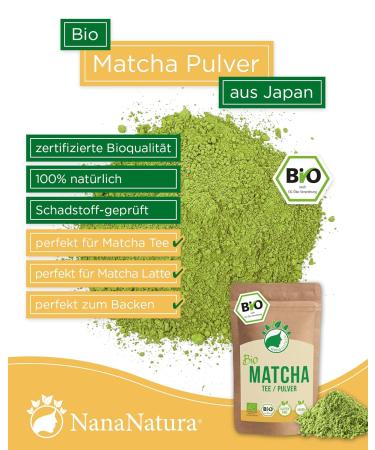 Buy Premium Culinary Matcha Powder Bio 100g | 100% Natural Japanese Green Tea | Organic Quality | No Additives | Packed in Germany - Buy Online on GoSupps.com