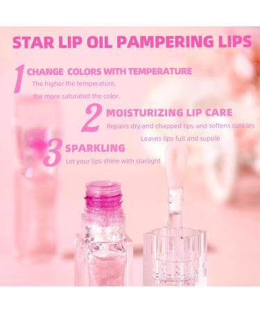 Shimmery Temperature Changing Lip Oil | Hydrating Plumping Lip Glow | Luxurious Non-Sticky Shine - Buy Online on GoSupps.com