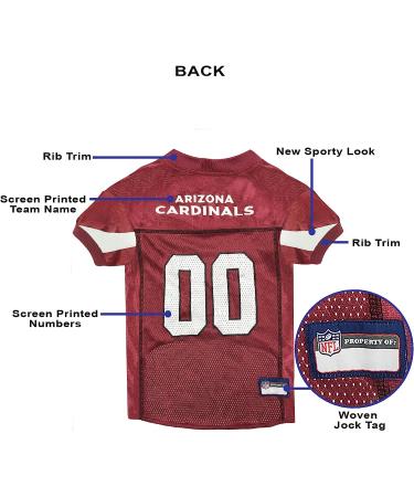 NFL Chicago Bears Mesh Jersey for Cats and Dogs- Small Arizona Cardinals - Buy Online on GoSupps.com
