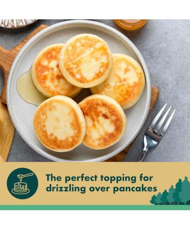 St Lawrence Gold Organic Maple Syrup 250ml - Grade A Pure Canadian Amber Maple Syrup - Buttery Caramel Taste - Gluten Free Vegan - 1 Pack - Buy Online on GoSupps.com