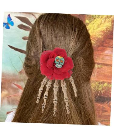 minkissy Hair Jewelry Decor Girls Hair Accessories Girls Hair Clips Gothic Hair Accessories Bone Hair Clip Girls Hairpin Girls Gothic Hair Clips Fabric Headband Halloween Miss - Buy Online on GoSupps.com