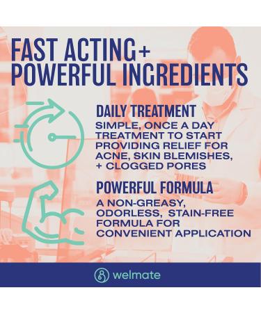 WELMATE - Adapalene Gel 0.1% - Acne Treatment - Skin Care - Daily Topical - Acne Skincare - Pimple Cream - Acne Cream - Oil & Fragrance Free - 1.6oz / 45g 1 Pack - Buy Online on GoSupps.com