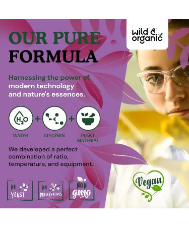 Wild & Organic Liver Cleanse Tincture - Alcohol-Free Detox with Milk Thistle & Dandelion Root - Vegan Liver Health Drops - 4 fl oz - Buy Online on GoSupps.com