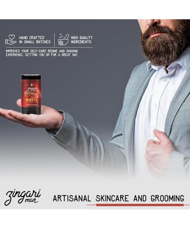 Zingari Man The Royal Solid Extrait Solid Cologne for Men Concentrated Solid Perfume Balm Leather Wine and Spices Ideal Men s Travel Cologne 0.5 oz - Buy Online on GoSupps.com