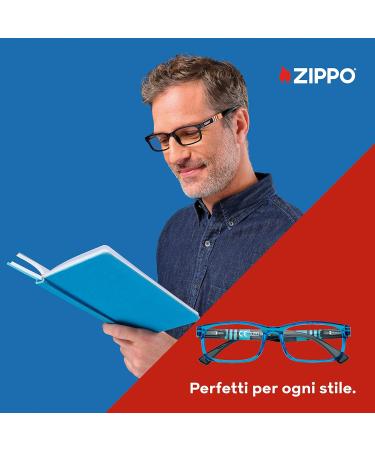 Buy Zippo Reading Glasses 2.00 - Stylish & Durable 31Z-B25-Blu200 - Shop Internationally - Buy Online on GoSupps.com