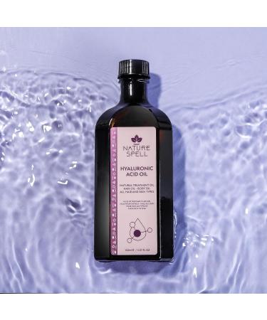 Nature Spell Hyaluronic Acid Hair Oil 150ml Natural Hair Treatment Oil & Body Oil Suitable for All Hair Types - Buy Online on GoSupps.com