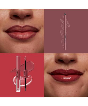 NYX Lip Gloss - High Pigment, Long Lasting, No Transfer Shine (Movie Maker) - Buy Online on GoSupps.com