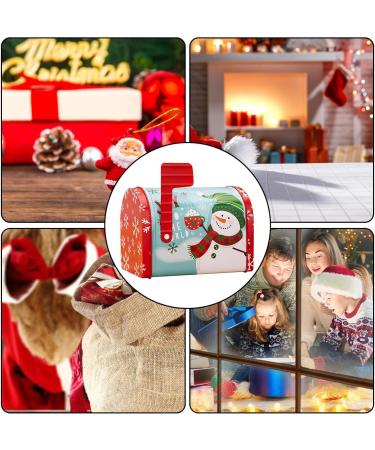 Ynnhik Christmas tin sweetener box chocolate box with cookie container packaging boxes | Exquisite classic core of seasonal Christmas cookies with this festive addition to - Buy Online on GoSupps.com