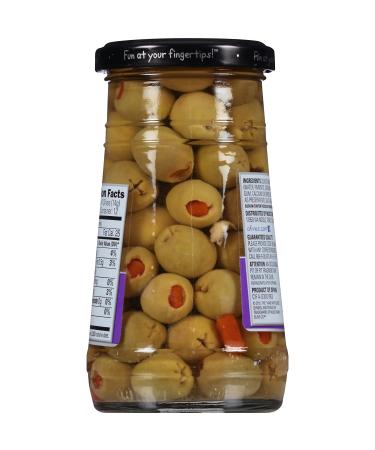 Pearls 5.75 oz. Reduced Salt Pimiento Stuffed Manzanilla Olives - Buy Online on GoSupps.com
