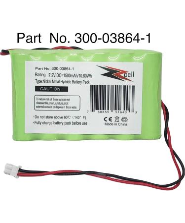 2-Pack 7.2V Replacement Battery for Honeywell Lynx L3000 L5000 L5100 ADEMCO 300-03865 - 1500mAh | International Shipping Available - Buy Online on GoSupps.com