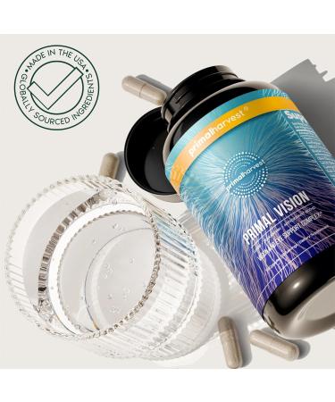 Primal Harvest Primal Vision with Lutein Zeaxanthin Vitamin A and Zinc for Eye Health Blue Light Support and Visual Clarity 2 Pack 60 Count (Pack of 1) - Buy Online on GoSupps.com