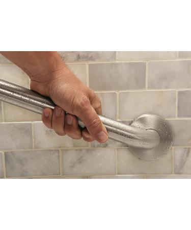 Moen R8718D3GBN Home Care Ultima 18-Inch Designer Bathroom Grab Bar with Curl Grip  Brushed Nickel Pack of 1 Brushed Nickel - Buy Online on GoSupps.com