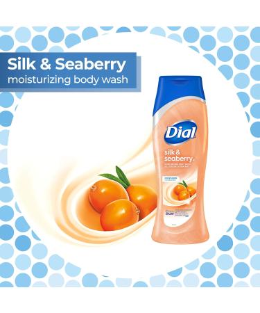 Dial Body Wash 16 Fl Oz Pack of 6 - Pamper & Indulge with Silk & Seaberry - Buy Online on GoSupps.com