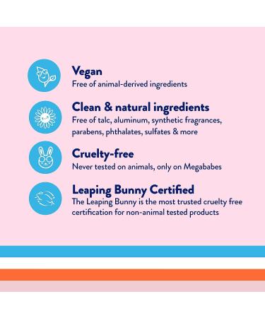 Megababe Bust Dust - Talc-Free Sweat Absorbing Body Powder | 3 oz (With Applicator Pump) - Buy Online on GoSupps.com