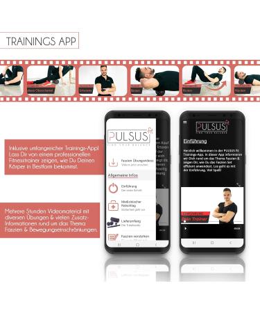 Fascia Set with Exercise Video App - Muscle Scooter Duoball Fascia Roller & Lacrosse Ball for Pain Therapy & Muscle Recovery - Buy Online on GoSupps.com