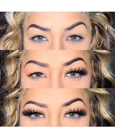 Derun 18MM 3D Mink Lashes Packs - Criss-cross Fluffy & Natural Look - Thick Volume & Reusable - 5 Pairs D66 - Buy Online on GoSupps.com