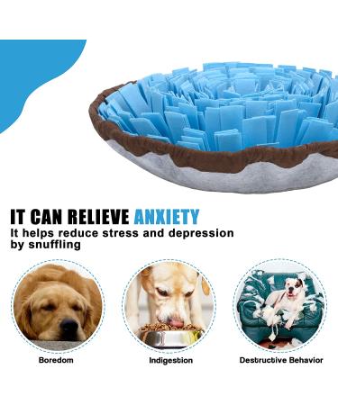 Adjustable Snuffle Mat with Suction Cup - Dog Enrichment Toy Set with Training Clicker for Slow Eating and Stress Relief - Buy Online on GoSupps.com