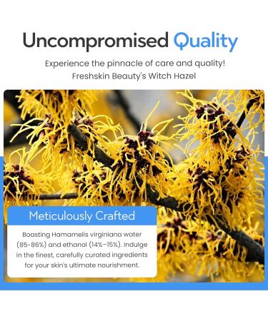 Freshskin Beauty LTD | Witch Hazel Distillate BPC/USP 500ml - Natural Distilled Skin Toner 500 ml (Pack of 1) - Buy Online on GoSupps.com