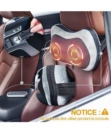 Buy Takrink Shiatsu Massage Pillow - 8 Knots Adjustable Speeds Remote Control | Ideal Gift for Parents & Women - International Shipping Available - Buy Online on GoSupps.com