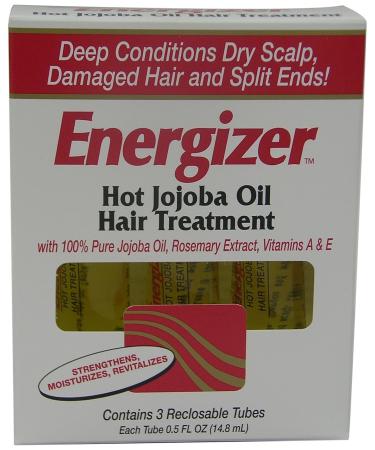 Hobe Labs Energizer Hot Jojoba Oil Hair Treatment With Vitamin A & E Reclosable Tubes 0.5 Oz 3 Ea 3count 1
