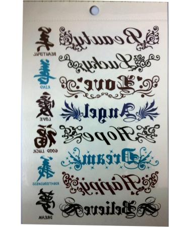 Tapp Collections 280 Temporary Tattoos - M1 Style: Trendy and Durable Body Art - Buy Online on GoSupps.com