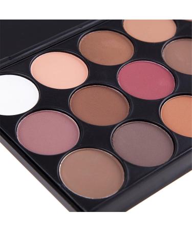 FashionDay Pro 15-Color Eyeshadow Palette - Professional Cosmetic Contouring Kit for Daily Glam Looks - Buy Online on GoSupps.com