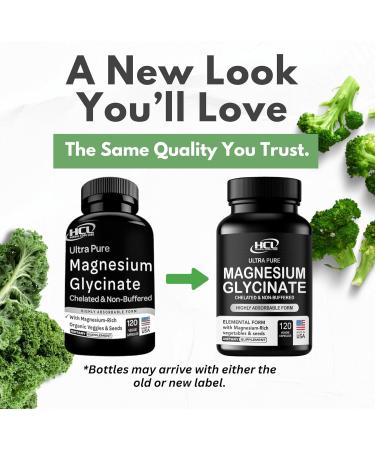 Pure Magnesium Glycinate Capsules - Non-Buffered 350mg Elemental Magnesium Supplement - Chelated High Absorption & Purity Magnesium Complex - Made in USA - Buy Online on GoSupps.com