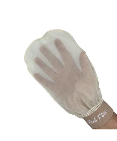 Turkish 100% silk peeling glove for body and face bathing gloves body peeling for women men shower spa from Feel Fine (cream & ff) - Buy Online on GoSupps.com