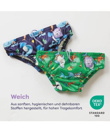 Buy Bambino Mio Reusable Swim Diaper 2-Pack | Eco-Friendly Seal & Glide Design for 1-2 Years - International Shipping Available - Buy Online on GoSupps.com