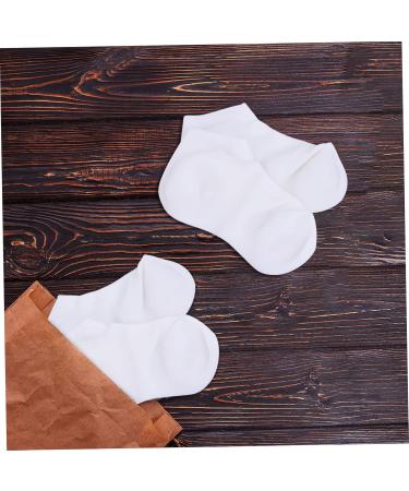 Beaupretty 1 Pair Protective Socks Gel Heel Socks Foot Spa Socks Breathable Socks Aloe Socks Moisturizing Socks Foot Exfoliator Sock Nursing Socks Skin Sebs Miss White - Buy Online on GoSupps.com