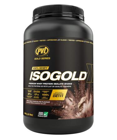 PVL ISOGOLD Grass Fed - Premium Isolate 100% Whey Protein Shake (900 g (pack of 1) Milk chocolate) Chocolate 900 g (Pack of 1)