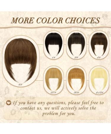 Shop Sofeiyan 100% Remy Real Hair Clip-In Fringe Bangs | Natural Pony Extensions | Medium Brown Hair for Women - Buy Online on GoSupps.com